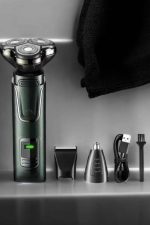 3 Başlıklı Profesyonel Saç ve Sakal Bakım Seti Vücut, Burun ve Kulak Tüy Alma - Görsel 2