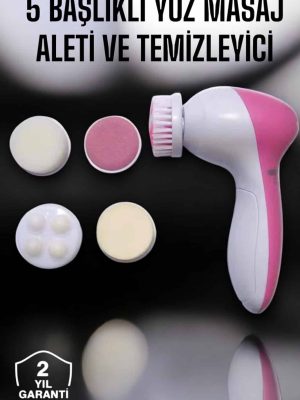 5 Fonksiyonlu Kablosuz Yüz Temizleme Cihazı ile Derinlemesine Cilt Bakımı