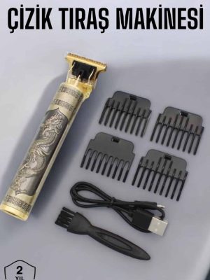 Profesyonel Şarjlı Saç ve Sakal Şekillendirici Çizik Tıraş Makinesi