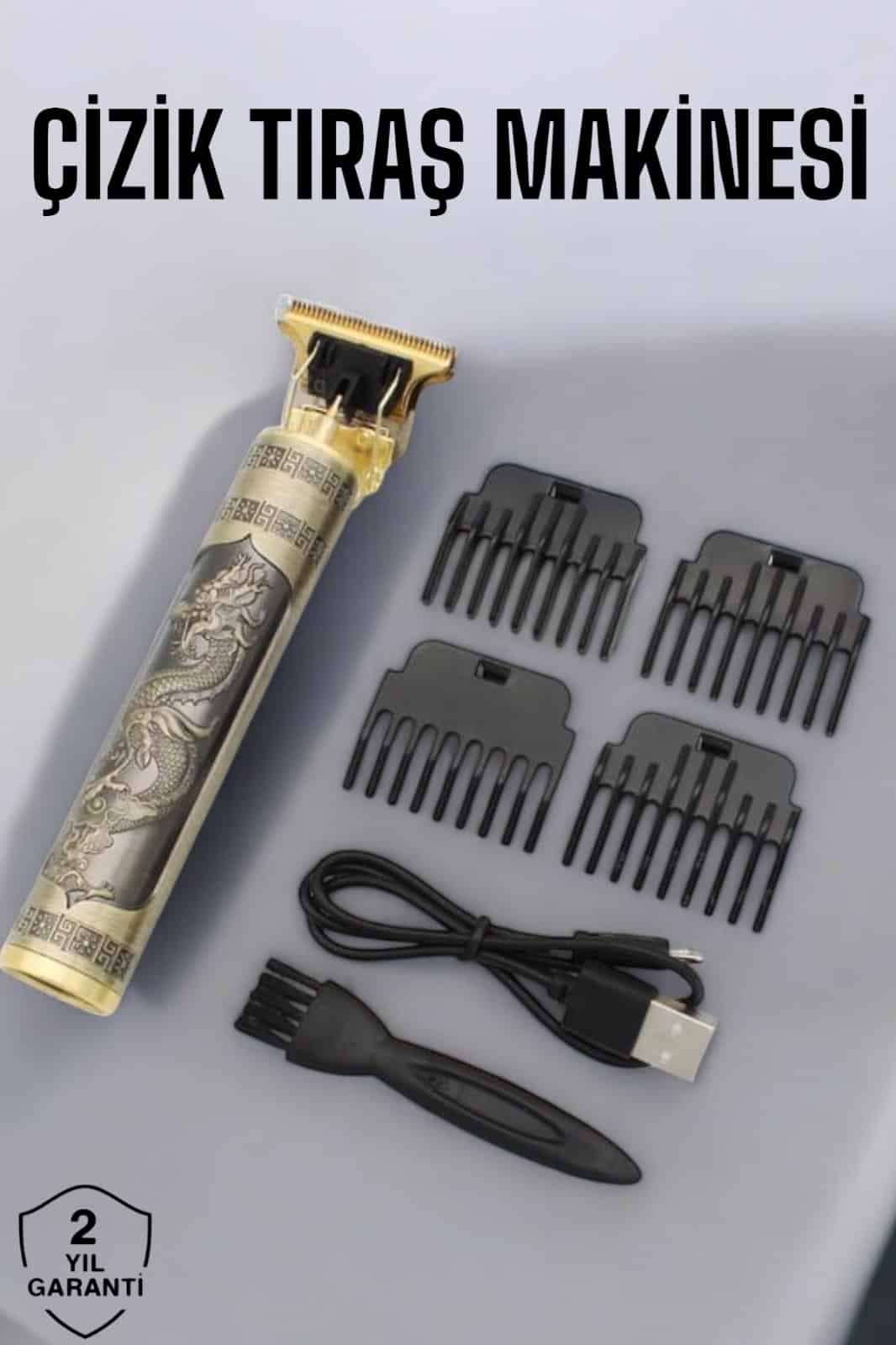 1216210_WhatsApp-Gorsel-2024-12-27-saat-01.29.54_f2fafc58.jpg Profesyonel Şarjlı Saç ve Sakal Şekillendirici Çizik Tıraş Makinesi - Görsel 1