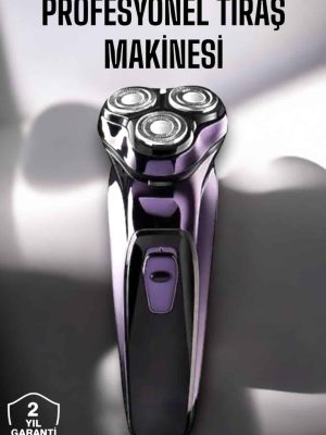Profesyonel Şarjlı Saç ve Sakal Tıraş Makinesi Hassas Kesim