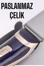 Profesyonel Şarjlı Saç ve Sakal Traş Makinesi Kolay Kullanım - Görsel 2