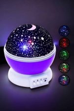 Mavi ve Mor Işıklı Projeksiyon Lambası - Görsel 2