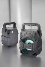 Taşınabilir Bluetooth Hoparlör Led Işıklı Uzun Pil Ömrü - Görsel 4