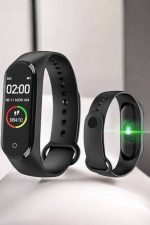 Akıllı Bileklik Fitness ve Sağlık İçin Akıllı Bileklik Adım Sayar, Kalp Atışı, Uyku İzleme - Görsel 2