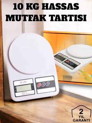 Net LCD Ekran ve Otomatik Kapanma Özelliği ile Uzun Ömürlü Dijital Mutfak Tartısı