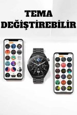 Akıllı Saat Uyku Ve Sağlık Takibi Bildirim Görme Arama Cevaplama - Görsel 2