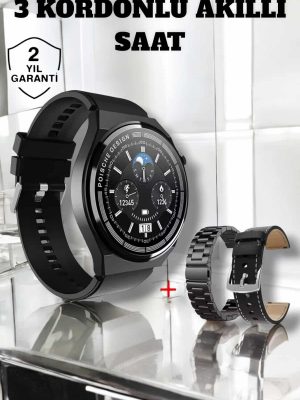 Akıllı Saat Uyku Ve Sağlık Takibi Bildirim Görme Arama Cevaplama