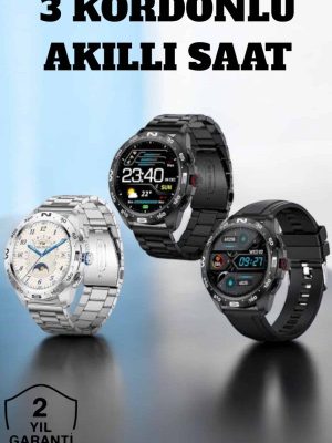 Akıllı Saat Arama Cevaplayan Titreşim Özelliğiyle Bildirim Görebilen