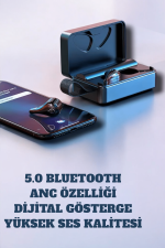 Aktif Gürültü Önleme (ANC) ve Suya Dayanıklı Kulaklık Android & iOS Uyumlu - Görsel 5