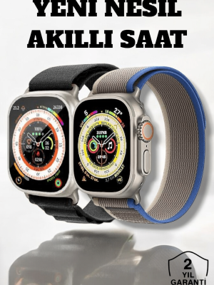 49MM Ekranlı, Kan Basıncı ve Adımsayar Özellikli Bluetooth Akıllı Saat