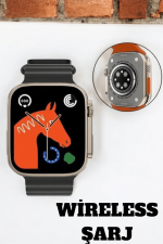 Uyku ve Nabız Takipli, Wireless Şarjlı Akıllı Saat Android ve iOS Uyumlu - Görsel 4