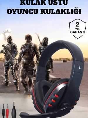Mikrofonlu, Gürültü Engelleyici ve Dayanıklı Kulaklık: Oyun Performansınızı Zirveye Taşıyın