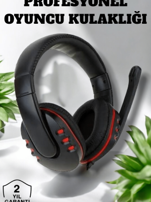 Yüksek Ses Kalitesi ve Aktif Gürültü Engelleme Özellikli Kablolu Mikrofonlu Kulaklık