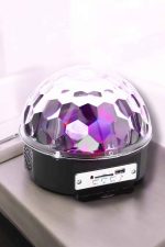 Bluetooth ve Uzaktan Kumandalı Çok Renkli Masaüstü Disko Topu - Görsel 5