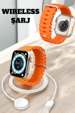 Kablosuz Şarjlı, Çağrı ve Müzik Kontrolü Sağlayan Akıllı Saat - Görsel 3