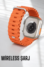 Bluetooth Bağlantılı Nabız, Kan Basıncı, Oksijen Ölçer Akıllı Saat - Görsel 5