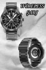 Suya Dayanıklı Dokunmatik Akıllı Saat Bluetooth 5.0, Sesli Asistan ve Sağlık Takibi - Görsel 5