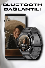 NFC ve Kablosuz Şarjlı Akıllı Saat EKG, Nabız & Spor Modları ile iOS ve Android Uyumlu - Görsel 2
