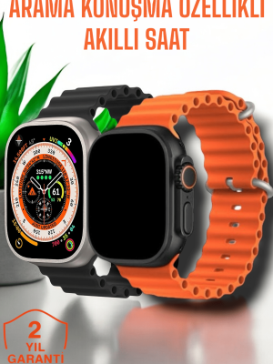 Suya ve Toza Dayanıklı 45 MM Akıllı Saat Bildirim ve Cevapsız Çağrı Görüntüleme
