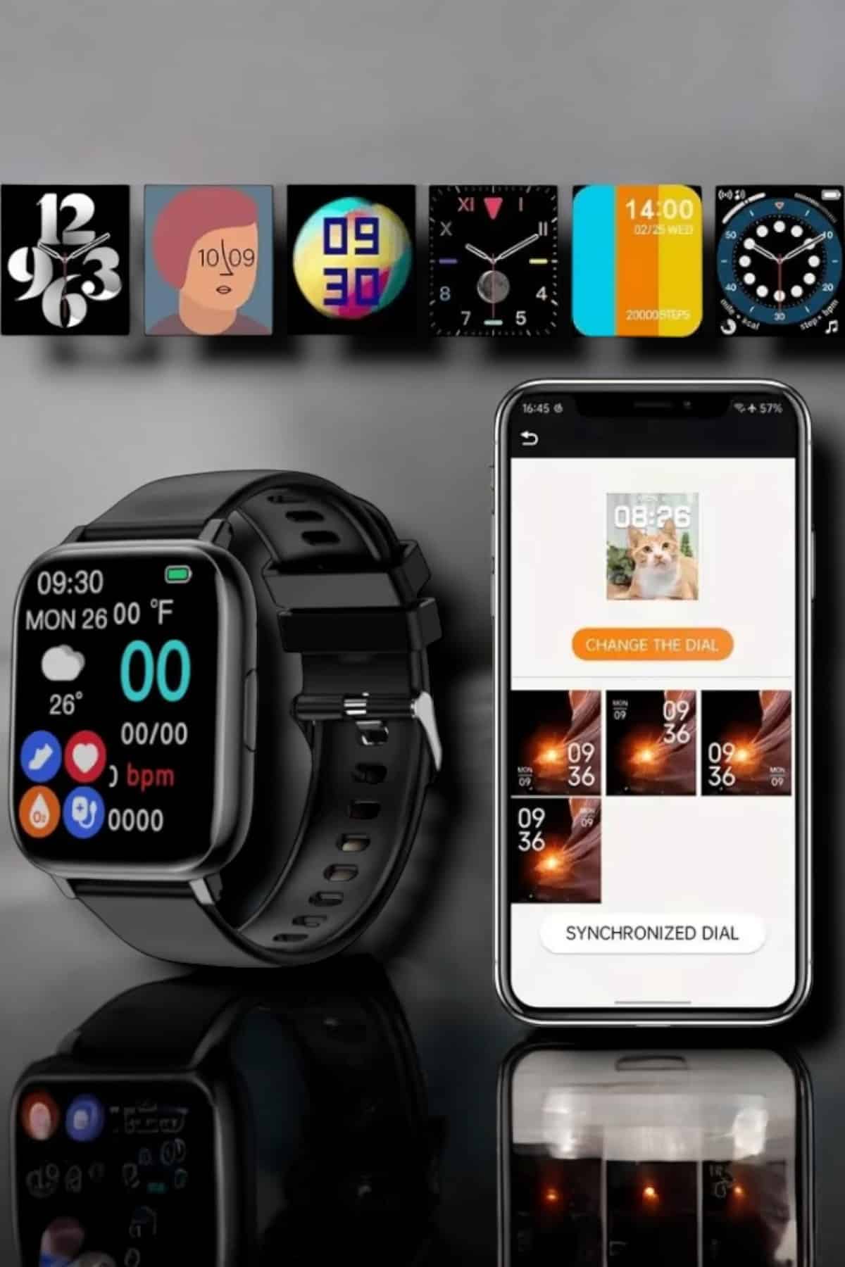 1216292_IMG_2910-Photoroom.jpg Suya Dayanıklı Bluetooth Akıllı Saat GPS, Adımsayar, Nabız & Sağlık Takibi - Görsel 3