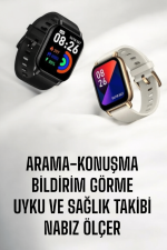 Suya Dayanıklı Bluetooth Akıllı Saat GPS, Adımsayar, Nabız & Sağlık Takibi - Görsel 5