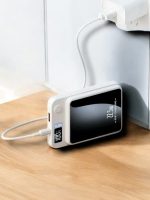 22.5W Magsafe Kablosuz Şarjlı Powerbank Dijital Ekran ve Hızlı Şarj - Görsel 5