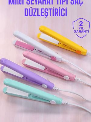 Seramik Kaplama Taşınabilir Mini Saç Düzleştirici Seyahat Dostu Tasarım