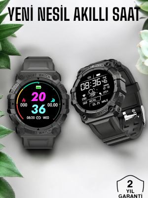 Bluetooth 5.0 Destekli Çok Fonksiyonlu Yeni Nesil Akıllı Saat