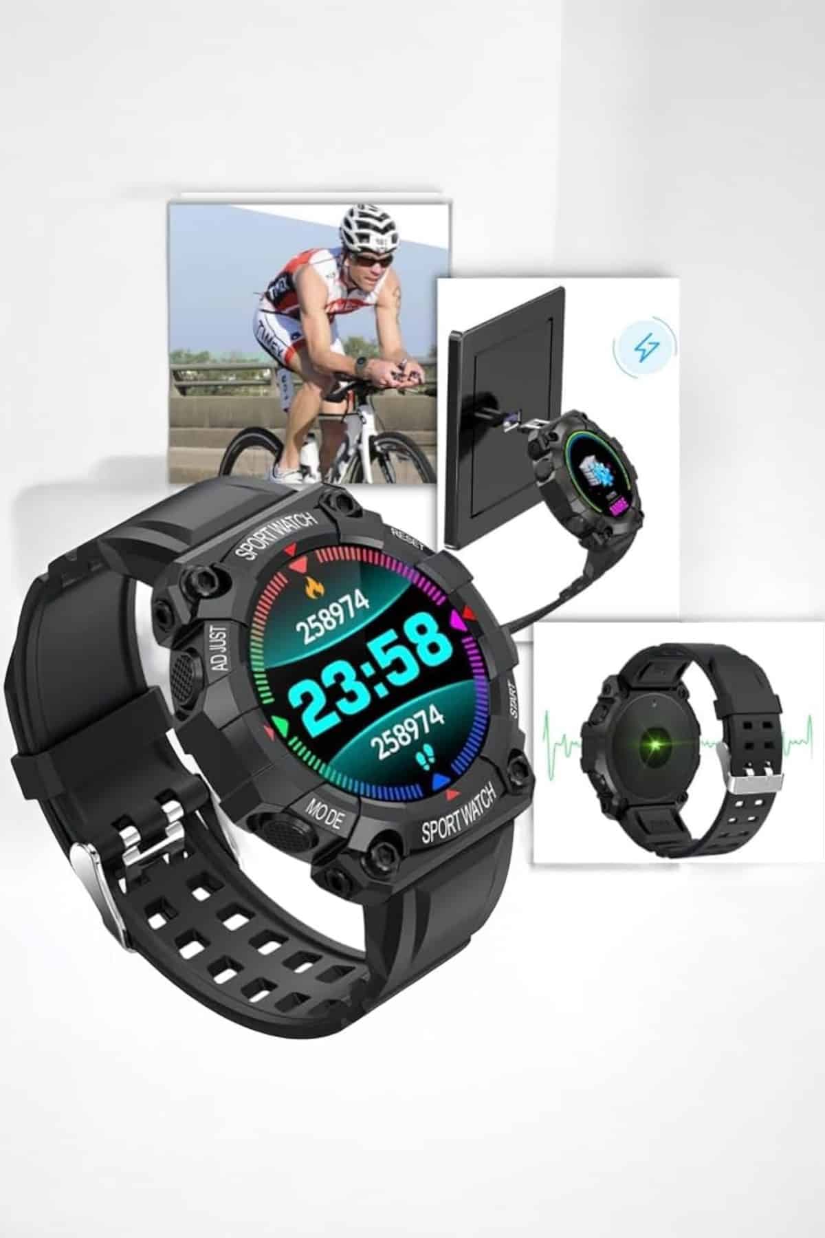 1216301_IMG_2762-Photoroom.jpg Bluetooth 5.0 Destekli Çok Fonksiyonlu Yeni Nesil Akıllı Saat - Görsel 5