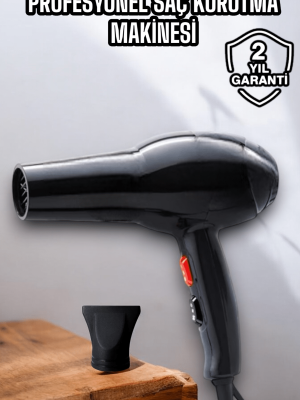 Tüm Saç Tiplerine Uygun, İki Kademeli Hız Ayarlı Fön Makinesi
