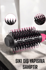 1200 Watt Gücünde, Negatif İyon Teknolojili, 3 Isı Kademeli Fön Tarağı - Görsel 3