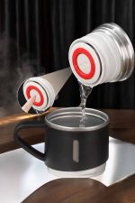 Şık ve Dayanıklı 3 Bardaklı Termos Seti Uzun Süre Isı Koruma Özellikli - Görsel 2