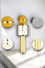 Taşınabilir Bluetooth Karaoke Mikrofon: Hafıza Kart Girişli, Etkileyici Performans - Görsel 2