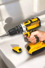 Metal Dişli 24W Akülü Matkap -Çift Bataryalı ve LED Çalışma Işığı ile Tam Set - Görsel 3