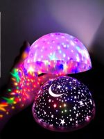 Yıldızlı Gökyüzü Efektli Projektörlü Masa ve Gece Lambası - Görsel 6