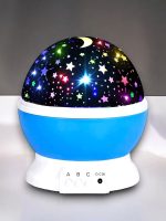 Yıldızlı Gökyüzü Efektli Projektörlü Masa ve Gece Lambası - Görsel 5