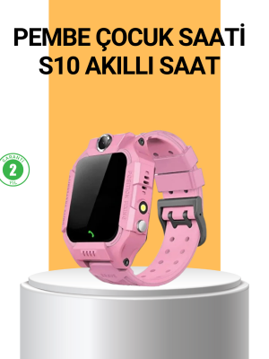 S10 Akıllı Çocuk Saati Anlık Konum ve Sesli Mesaj Destekli