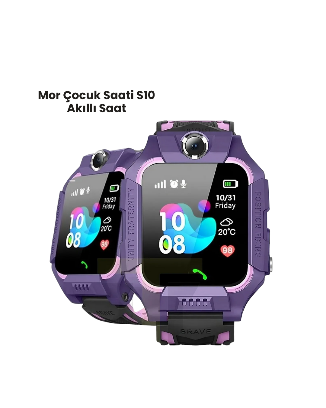 1216540_6-58.png S10 Mor Akıllı Çocuk Saati - Görsel 1