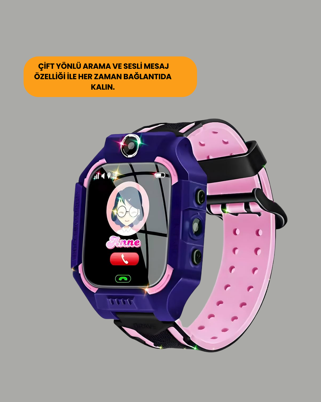 1216540_9-58.png S10 Mor Akıllı Çocuk Saati - Görsel 4