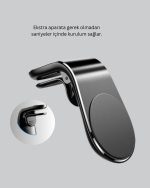 Mini Manyetikli Araç Telefon Tutucu - Görsel 4