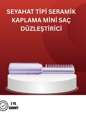 Isıtmalı Saç Düzleştirici Fırça – Kablosuz ve Hafif Tasarım