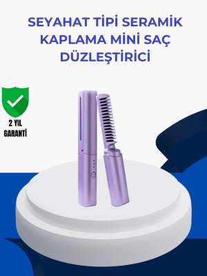 Taşınabilir Saç Düzleştirici Tarak – Ayarlanabilir Isı Kontrollü