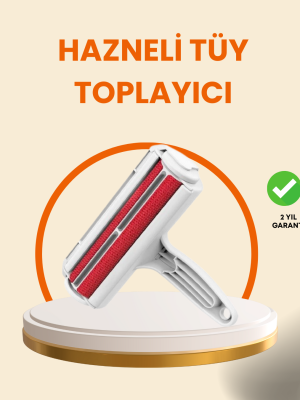 Elektriksiz Hazneli Tüy Temizleyici – Kedi Köpek Tüy Toplama Rulosu