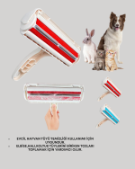 Evcil Hayvan Tüy Toplayıcı – Hazneli Pratik Temizlik Aparatı - Görsel 2
