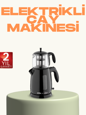 Susuz Çalışma Emniyetli Sinbo Elektrikli Çay Makinesi