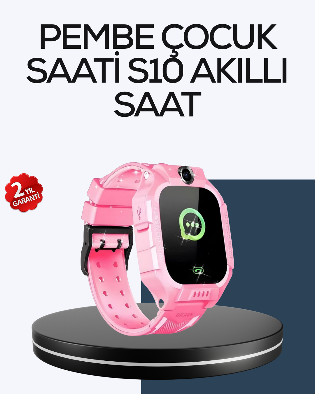 1216636_3-56.png S10 Akıllı Çocuk Saati Çift Yönlü Konuşma ve SOS Fonksiyonu - Görsel 1