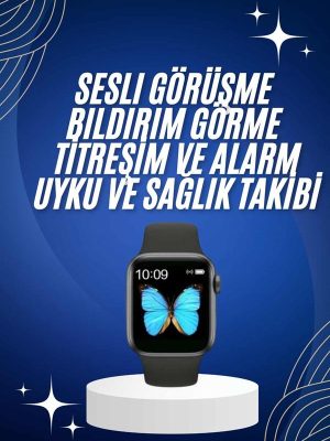 Arama Cevaplayabilen Akıllı Saat Bluetooth Bağlantılı Sosyal Medya Girişli