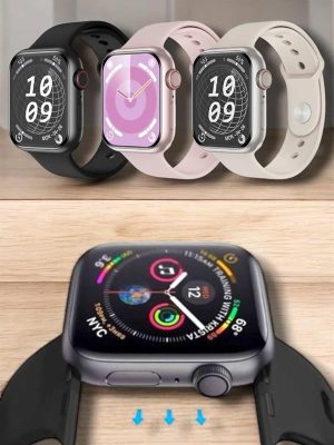 Akıllı Saat Adım Sayar, Kalp Atışı İzleme Dokunmatik Bluetooth Bağlantılı