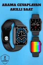 Akıllı Saat Bluetooth Bağlantı ve 24 Saat Sağlık İzleme GPS Arama Cevaplama - Görsel 2